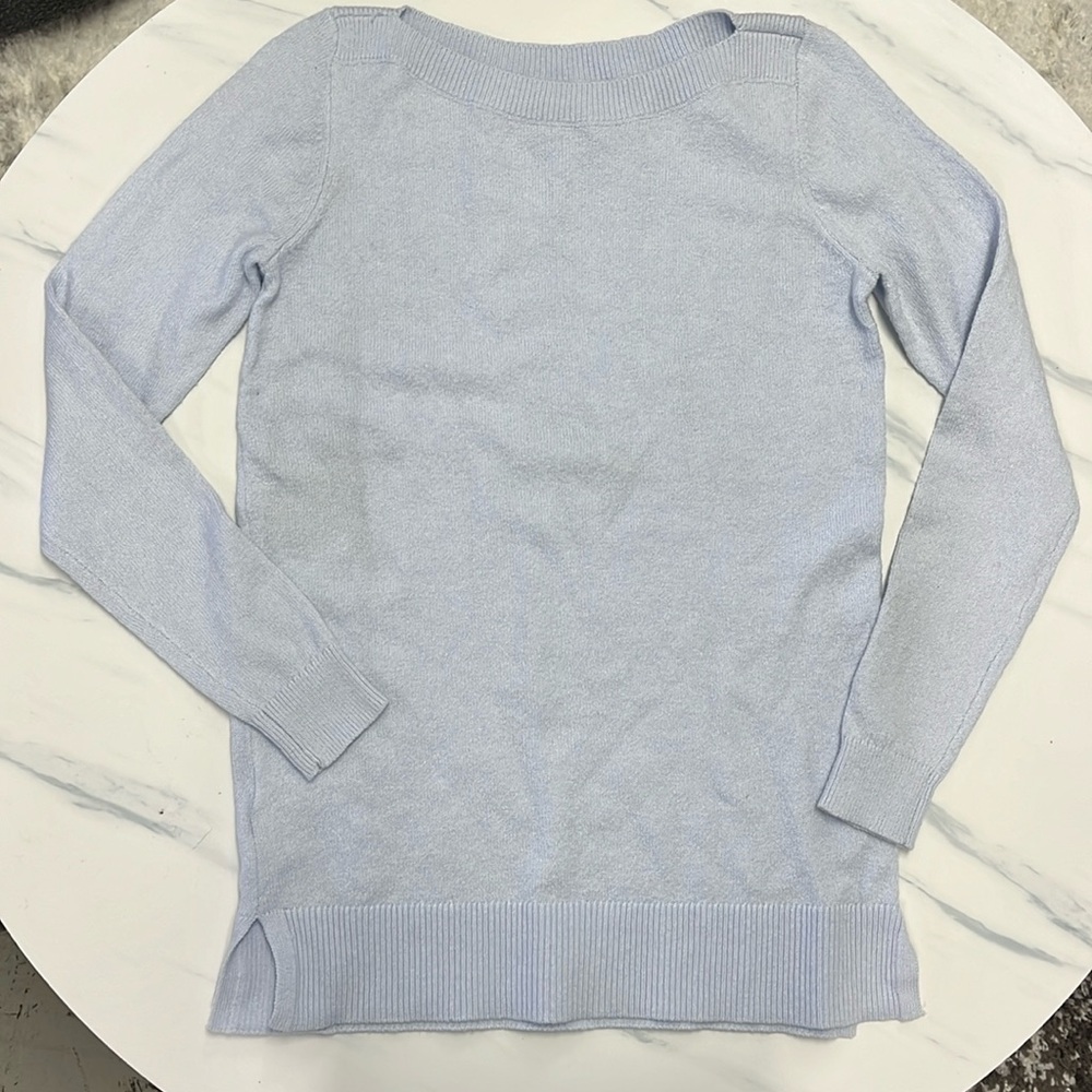NWT Loft Baby Blue Sweater Size XS